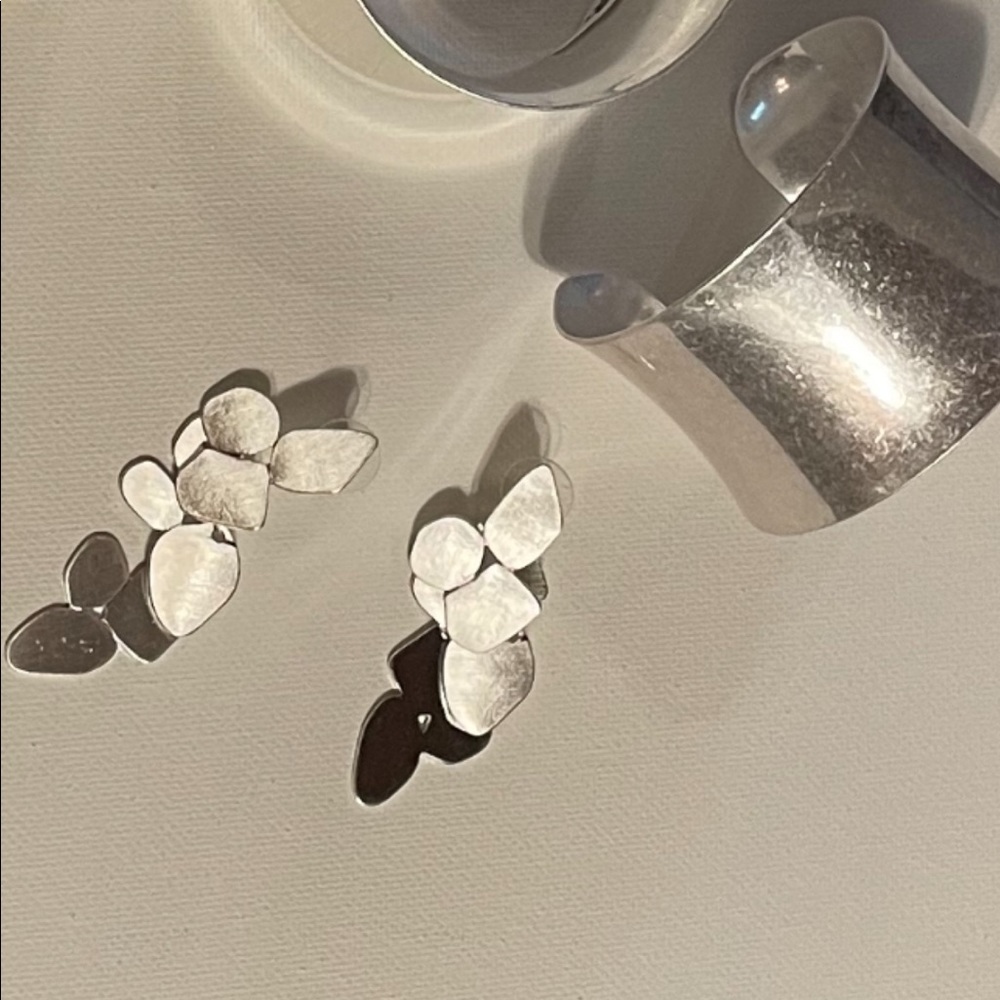 Earrings with Bangle Cuff bracelet ! Buy together & save 🎉